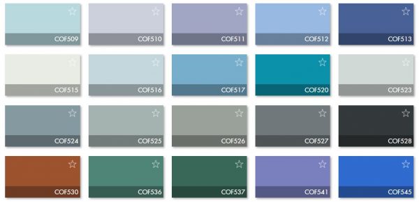 Carta colores Ovaldine fachadas - COF - 6
