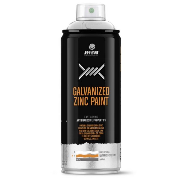 MTN Pro - Spray Pintura Galvanizada Zinc